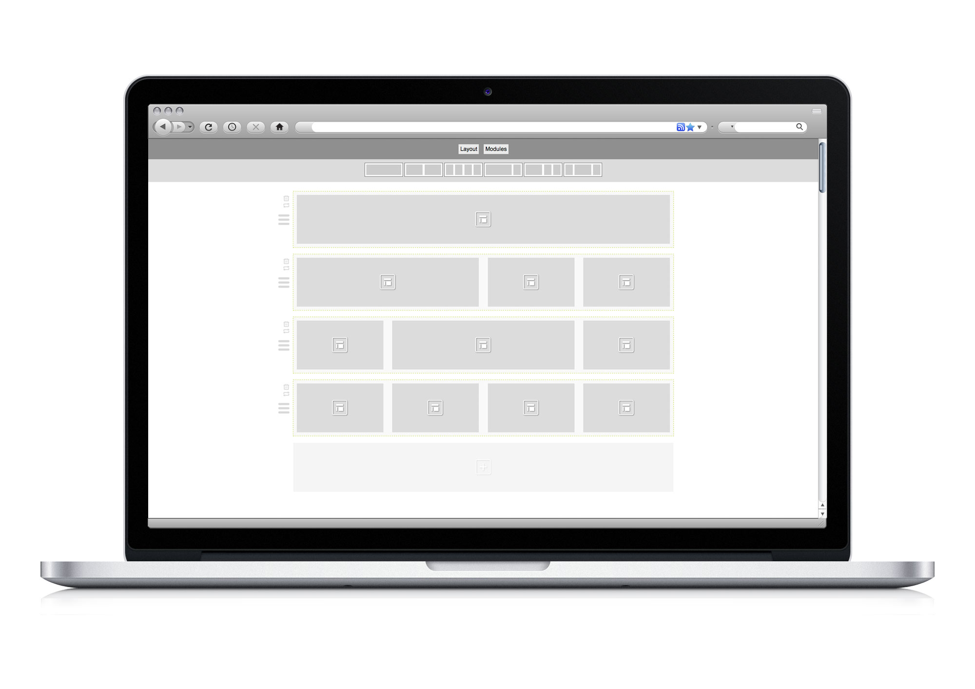 module layout selection