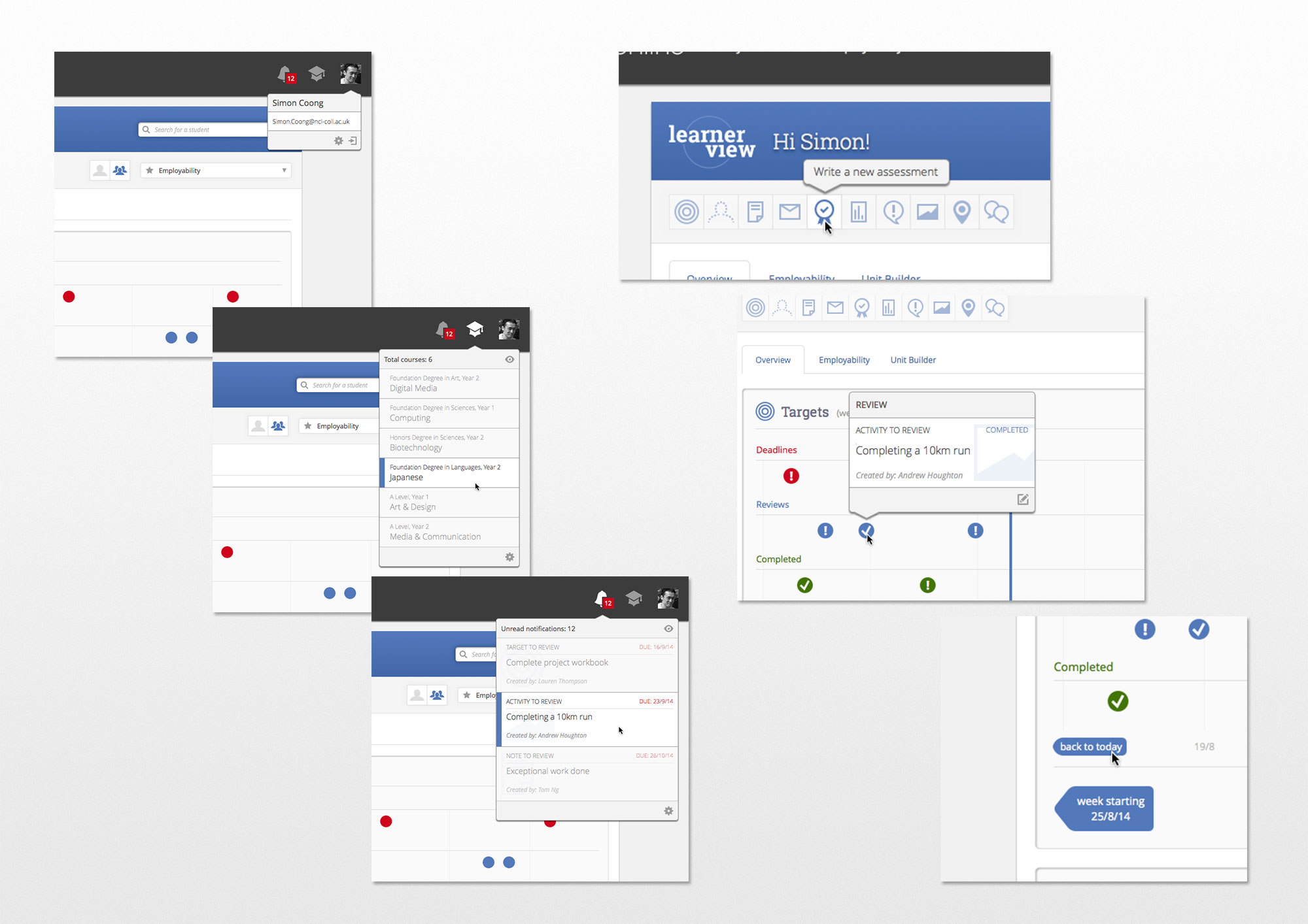examples of interactive elements