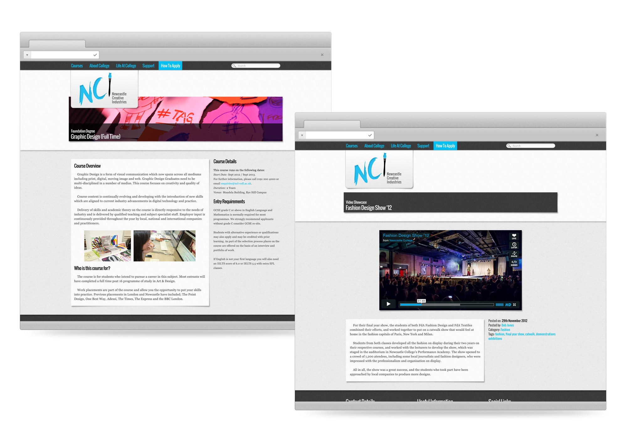 content pages