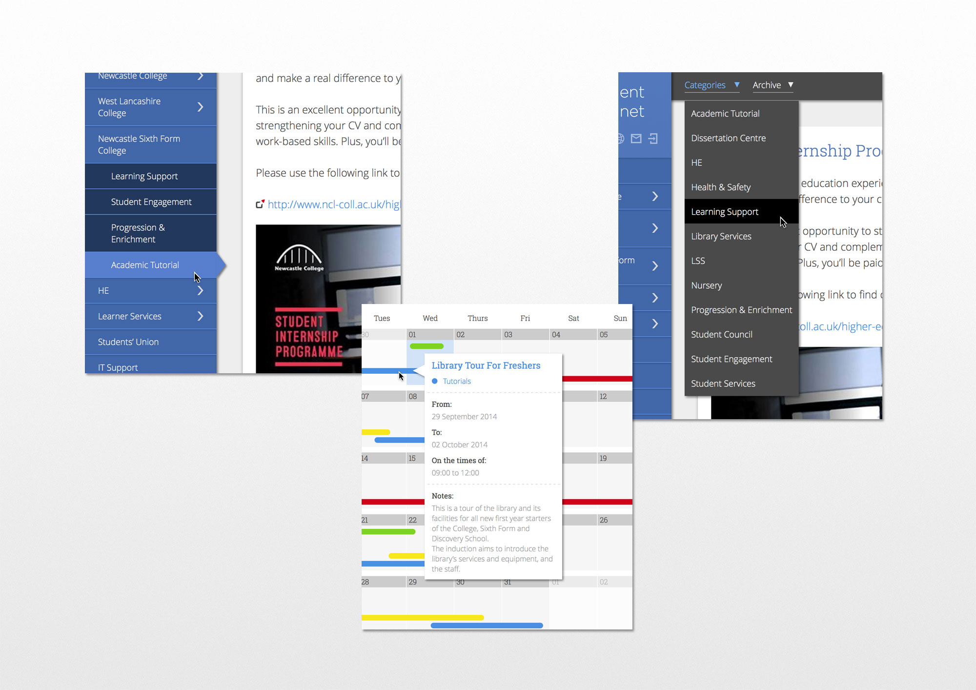 examples of interactive elements